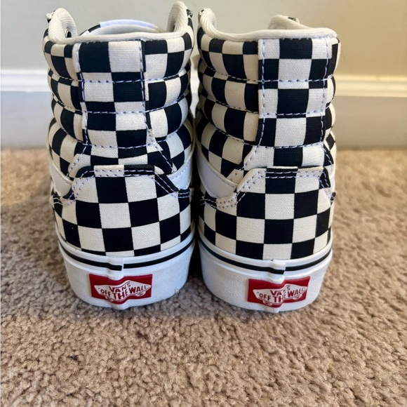 Vans Sk8-Hi Checkerboard Sneakers | Women’s 6.5
- Black and White - Picture 2 of 9